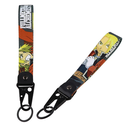 Anime Eagle Beak Keychain – Cool Short Lanyard for Phone, Badge Holder & USB Pendant