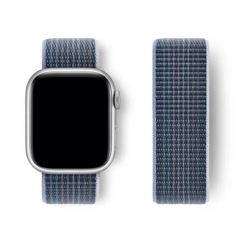 Sport Loop Strap for Apple Watch Band 40mm–49mm – Compatible with Series 3–10, SE & Ultra Adjustable Bracelet
