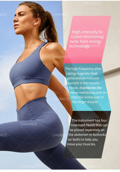EMSzero Sculpting Machine – Portable NEO Body Slimming, Nova RF & EMS Electromagnetic Muscle Stimulator for Professional Use