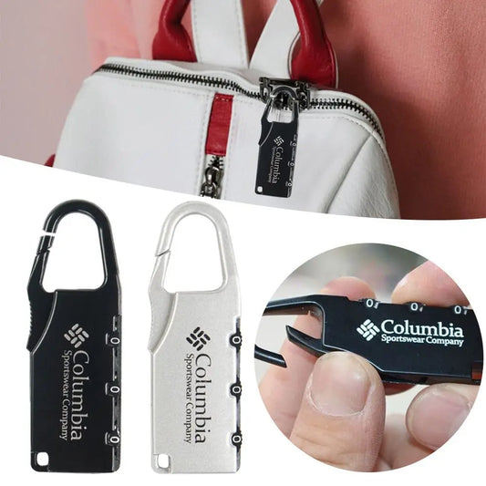 Alloy Combination Code Number Lock: Padlock for Zipper Bag, Backpack, Handbag, Drawer, Cabinet - Secure Luggage Lock Tools