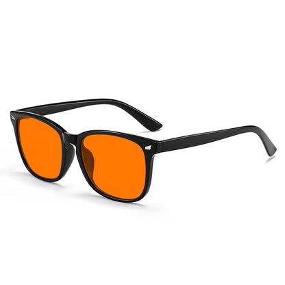 Anti-Blue Light Glasses – Red, Orange & Yellow Lens Filter for Better Sleep, Men & Women