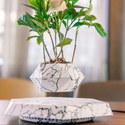 Levitating Air Bonsai Pot – Magnetic Floating Rotating Planter for Home Décor (Without Plants)