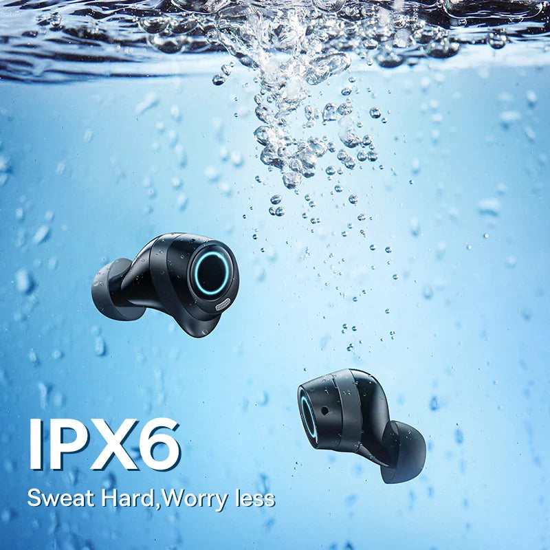 Baseus True Wireless Earphones - 48dB Noise Cancelling, Bluetooth 5.3, 140h Playtime, IPX6 Waterproof Sport TWS Earbuds