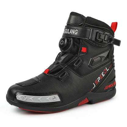 New Motorcycle Boots for Men & Women – Anti-Slip Winter Riding Sneakers for Bicycle, Mountain Racing & Road Speed, Autumn Ready