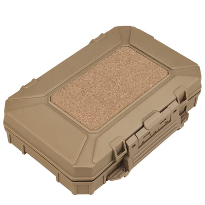 Molle Tactical Waterproof Case - Shockproof Double Sponge Protective Pouch, Lockable Battery and Mobile Phone Airsoft Vest Gear Cases