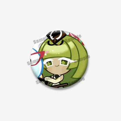 Cookie Run Kingdom Shadow & Milk Button Brooch – Cute Cartoon Enamel Pin for Bags, Clothing & DIY Accessories