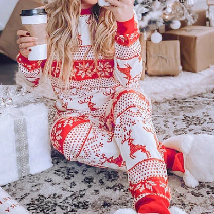 Mommy and Me Christmas Pajamas Set 2023 - Soft & Cute 2-Piece Sleepwear for Family, Adults & Kids Xmas Outfits