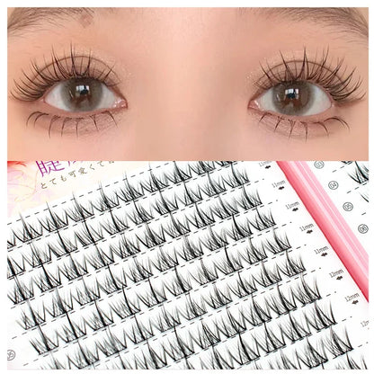 32 Rows Individual Eyelash Extensions – Professional Cluster Lashes for Grafting, Large Capacity by Flowerknow