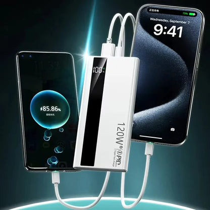 Xiaomi 500000mAh High-Capacity Power Bank — 120W Super Fast Charging Portable Battery Charger for iPhone, Samsung, Huawei