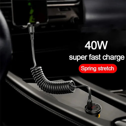 3.5mm Male-to-Male Audio Aux Cable — For Samsung Car Headphone & Speaker Wire