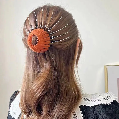 Bird Nest Ponytail Hair Clips – Magic Lazy Braider Hair Rings & Hairpins, Simple Hair Styling Accessories for Women