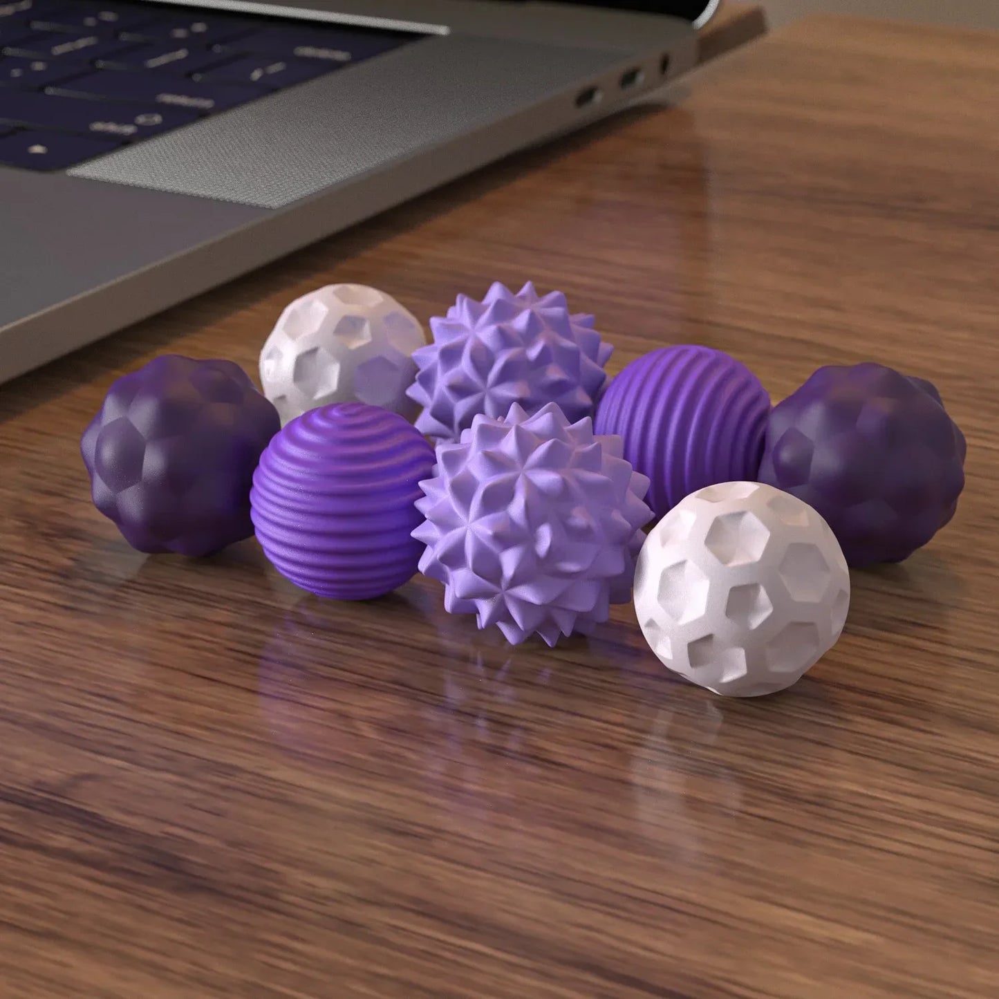 Silicone Magnetic Sensory Fidget Balls – Calming Stress Relief Toy for Kids & Adults   3/3
