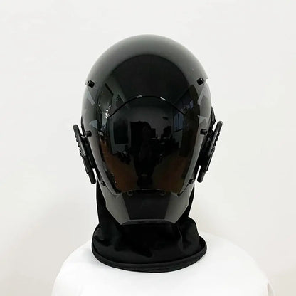 JAUPTO Cyberpunk Mask – Futuristic Robocop Cosplay for Halloween Party, Science Fiction Cool Standard Model