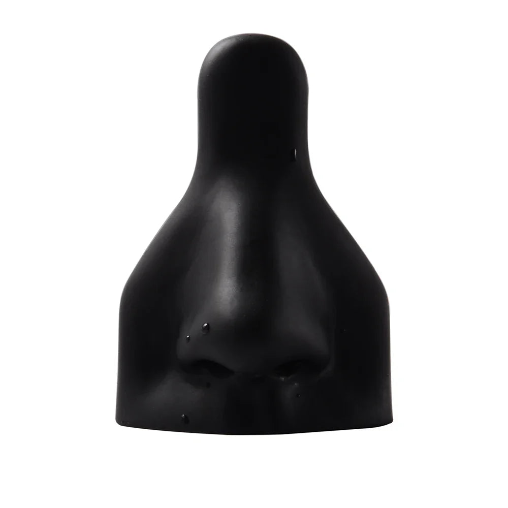 Soft Silicone Ear Nose Mouth Practice Model – Tattoo & Piercing Jewelry Display Stand with Acrylic Earring Holder Kit for Training & Showcase