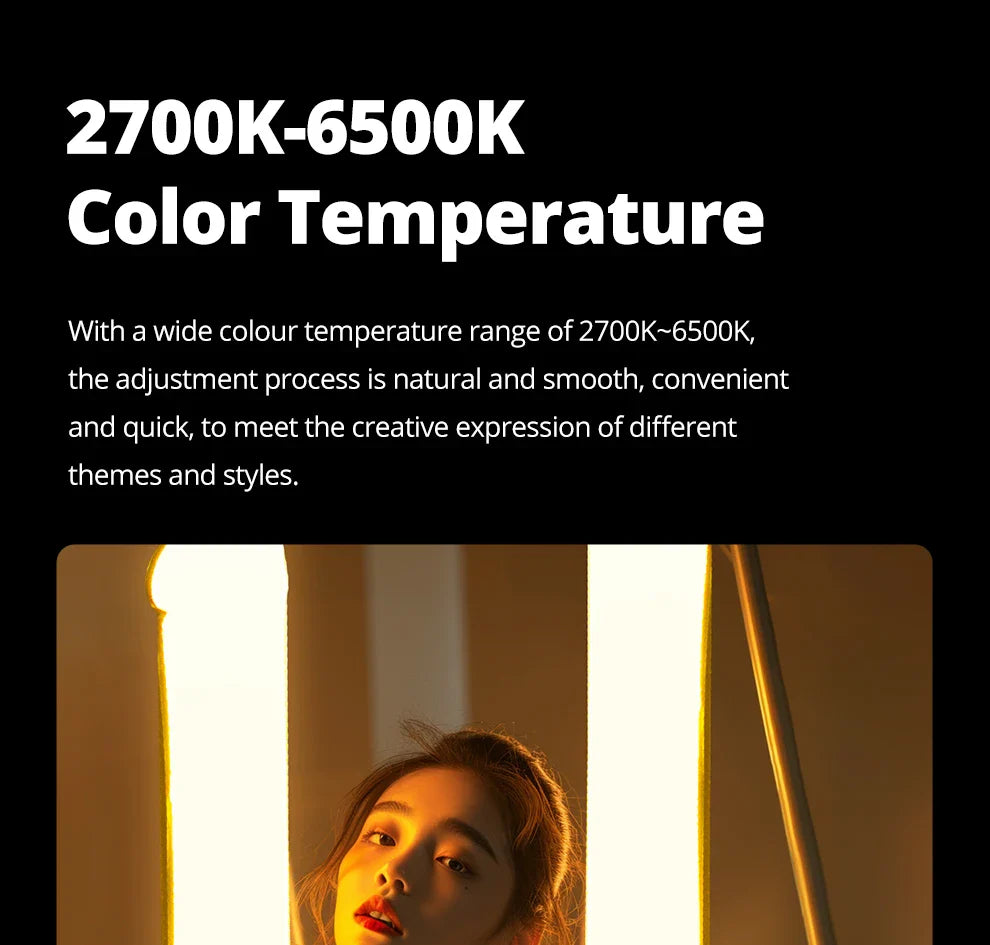 Ambitful GC12 Gold Crow Flexible Photography Lighting - 2700K-6500K Portable LED Soft Light, Inflatable Air Light