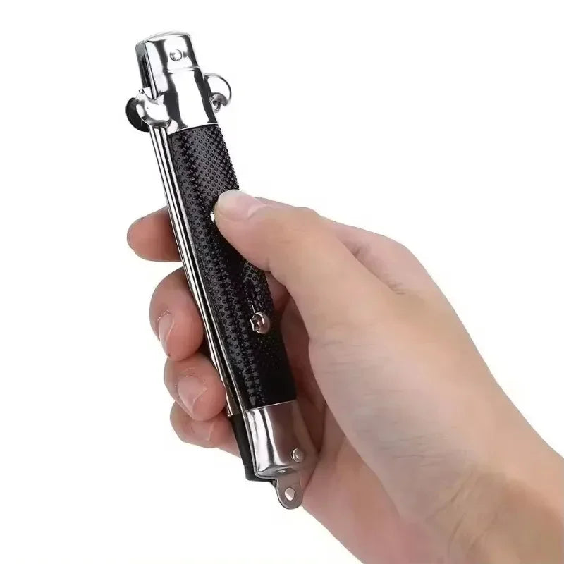 2PCS Folding Spring Comb - Automatic Pocket Hair Brush & Butterfly Style Men's Grooming Accessory