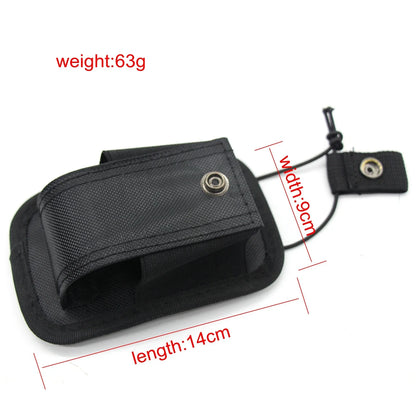 Tactical Duty Pouch - MOLLE Handcuff, Flashlight, Baton & Walkie Talkie Holder Case