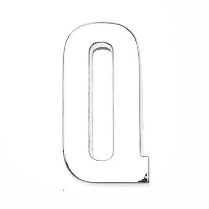 12PCS 30mm Chrome Alphabet Slide Charms A–Z – DIY Bracelet, Wristband, Pet Collar & Jewelry Making Beads