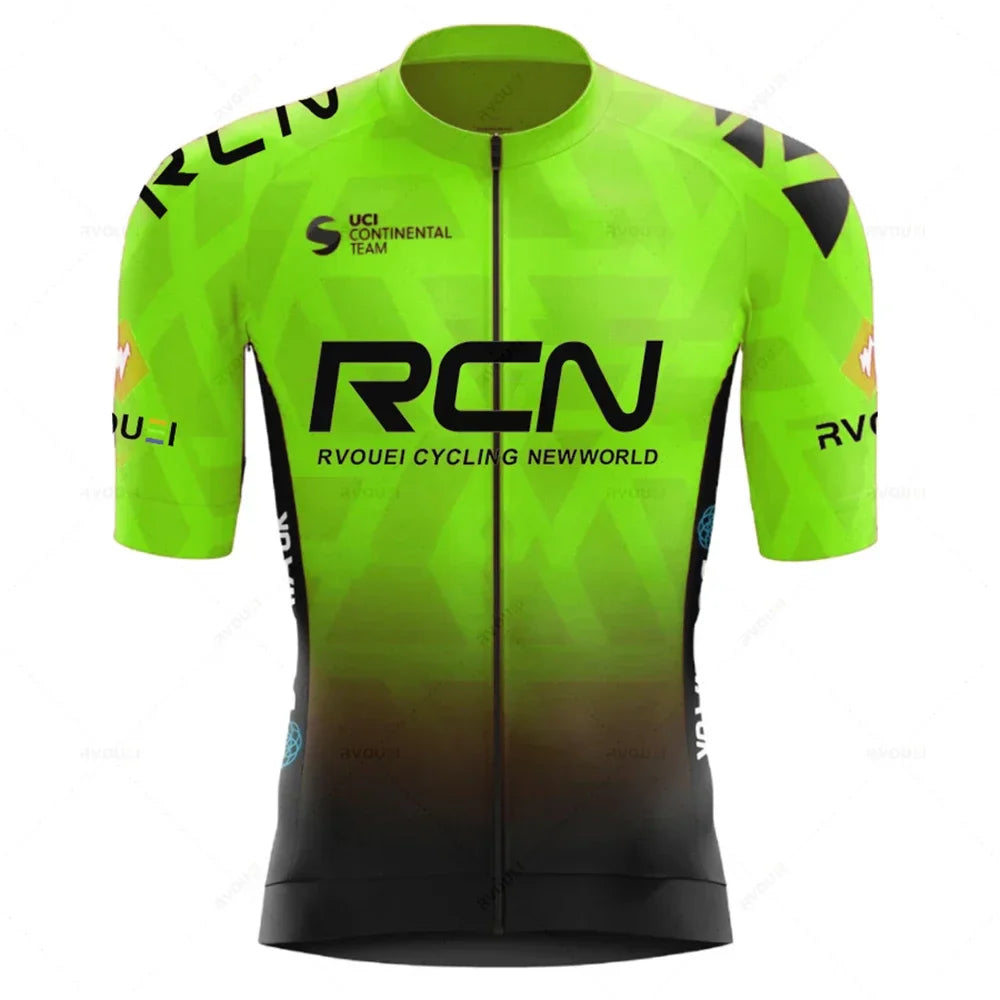 2025 RCN Team Cycling Jersey Set – Summer Breathable Road & MTB Bike Riding Uniform, Sports Cycling Kit