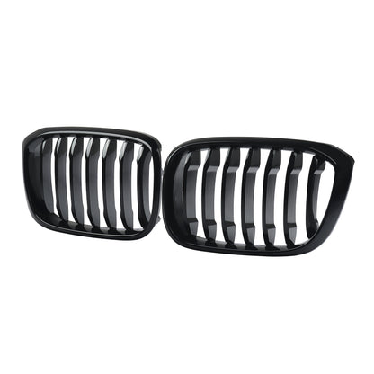 MagicKit Front Bumper Grill for BMW X3 X3M G01 & X4 G02 (2018-2020) — Gloss Black Single Slat Sport Style Replacement