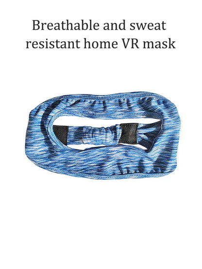VR Eye Mask Cover | Breathable, Sweat-Absorbing, Anti-Slip Virtual Reality Headwear Accessory