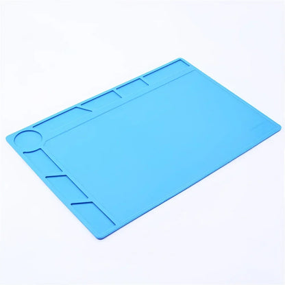 ESD Heat-Resistant Soldering Mat – Magnetic Silicone Work Pad for BGA Repair and Heat Insulation