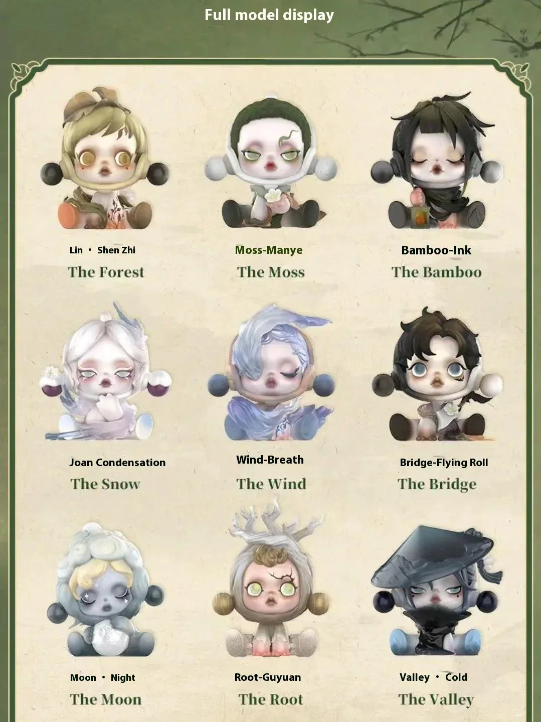 Blind Box Front Courtyard Mo Mei Series | Handmade Cute Anime Toy Desktop Decoration Gift