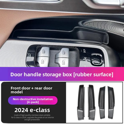 Mercedes-Benz W214 E-Class Door Storage Box Organizer – Compatible with E260/E300 2024+ Interior Car Storage Upgrade Accessory