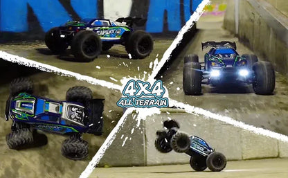 4WD Remote Control Car – Off-Road 4x4 RC High-Speed Buggy Truck, Brushless 50/80KM/H Drift Racing Toy for Kids & Adults