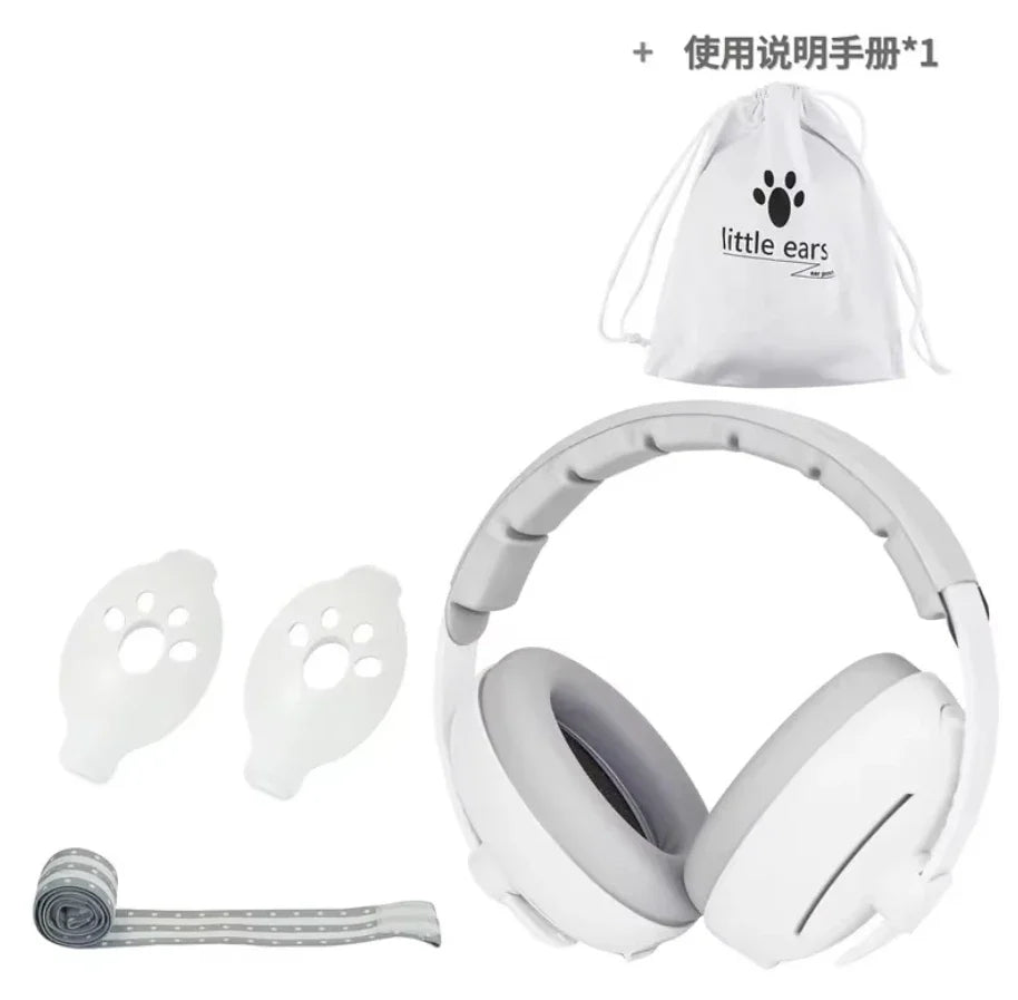 2 in 1 Baby Ear Protection Noise Cancelling Headphones – Convertible Design Earmuffs for Improved Sleep