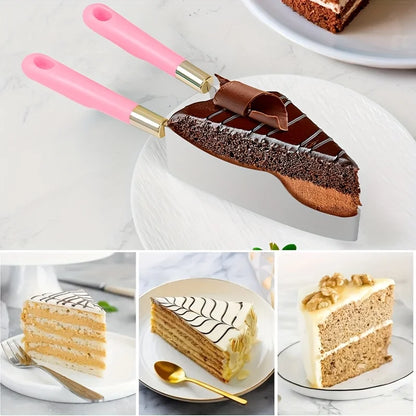 Stainless Steel Cake Slicer & Triangle Cutter Tool – Professional Baking Knife for Home, Bakery & Pastry Chefs