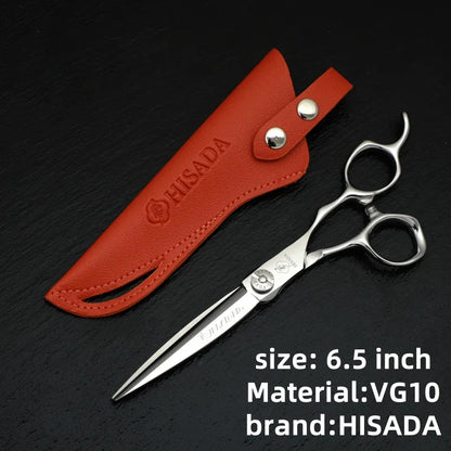 HISADA Professional Hairdressing Scissors – 6.0 Inch VG10 Barber Scissors for Salon Hair Cutting