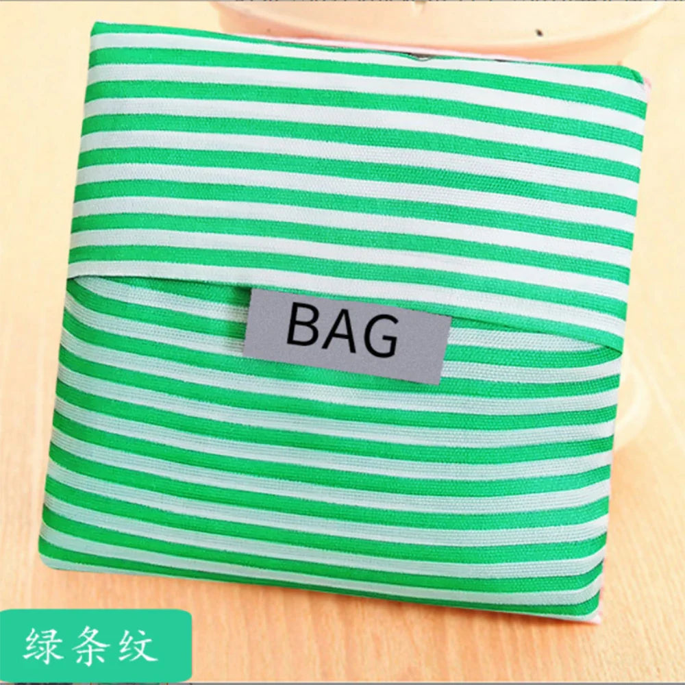 Eco-Friendly Reusable Shopping Bag — Foldable Shoulder Grocery & Market Tote for Supermarket and Everyday Use