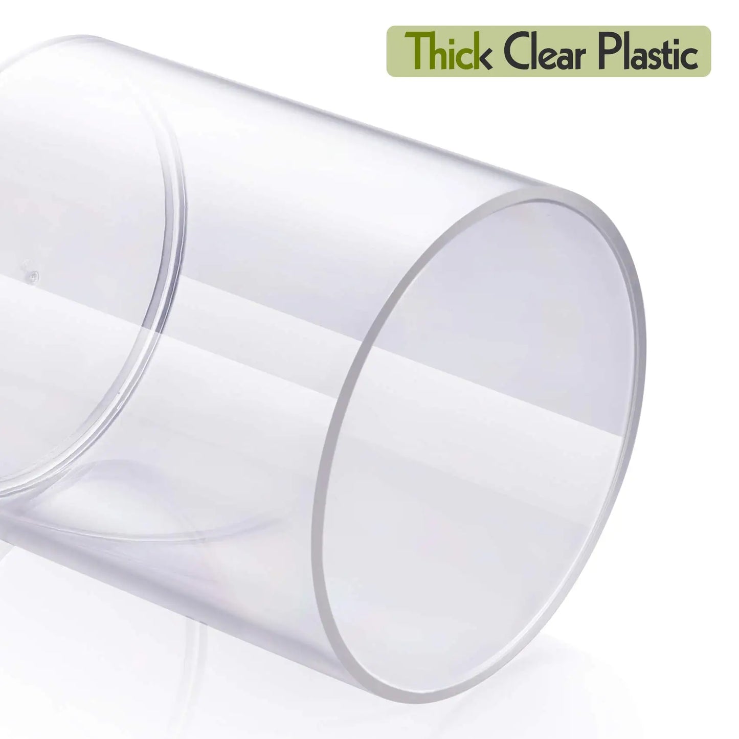 4-Pack Acrylic Q-tip Holder Dispenser – Clear Vanity Organizer for Cotton Swabs, Balls, Pads, and Floss Picks