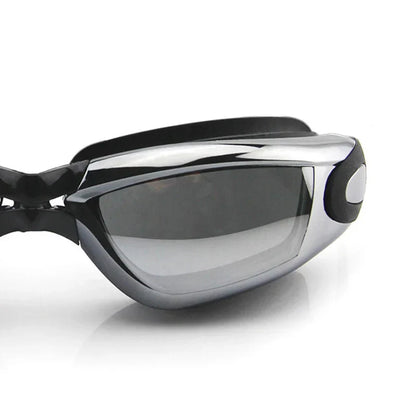 Swimming Goggles for Men and Women - Anti-Fog UV Protection, Prescription Waterproof Silicone for Adults and Kids, Diving Glasses