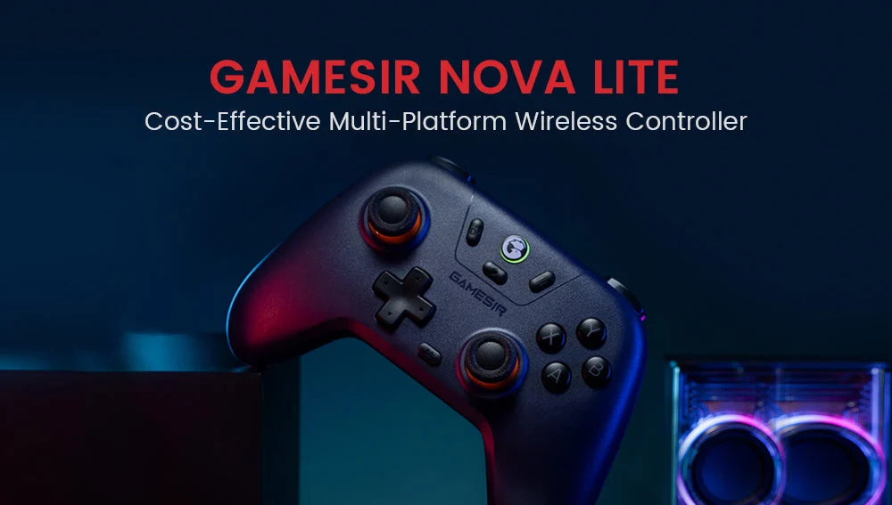 Gamesir Nova Lite Bluetooth Gamepad Controller | PC, Switch, Android, iOS with Hall Effect Joystick