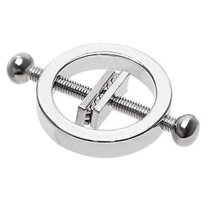 Stainless Steel Adjustable Nipple Clips — Erotic Breast Stimulation, Bondage Restraint Fetish BDSM Sex Toy for Women