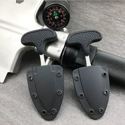 Multifunctional Camping Necklace Cutter – Portable Outdoor Survival Multitool Pendant