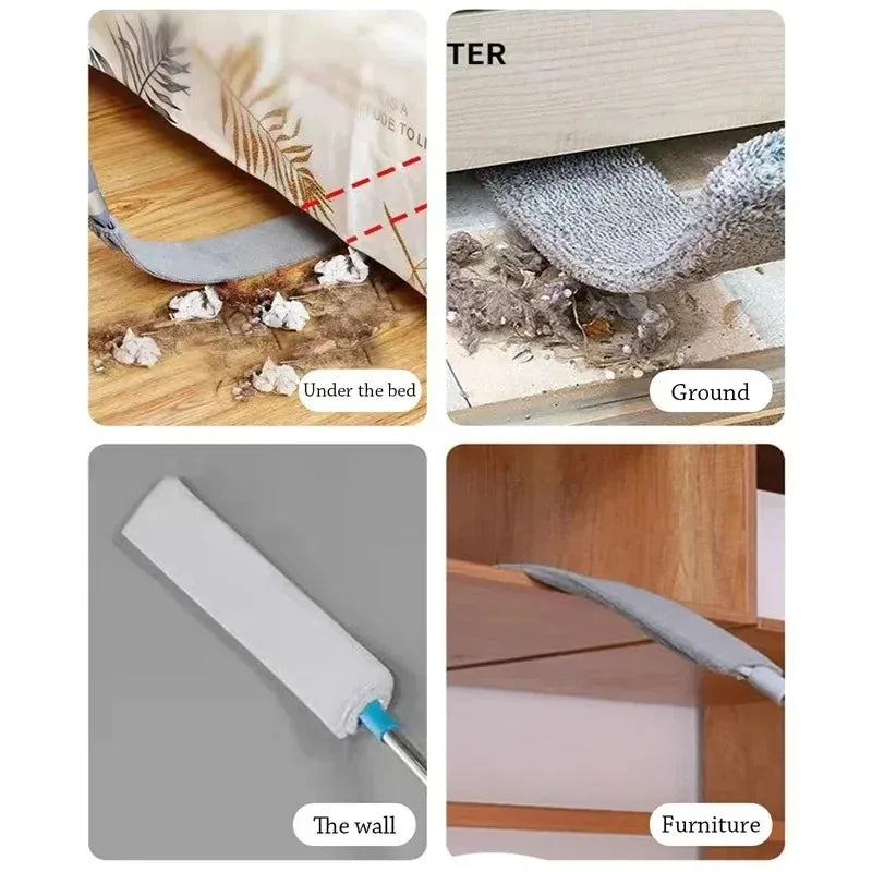 UNTIOR Long Handle Dust Mop – Floor, Ceiling, Sofa & Bed Dust Cleaner Household Cleaning Tool