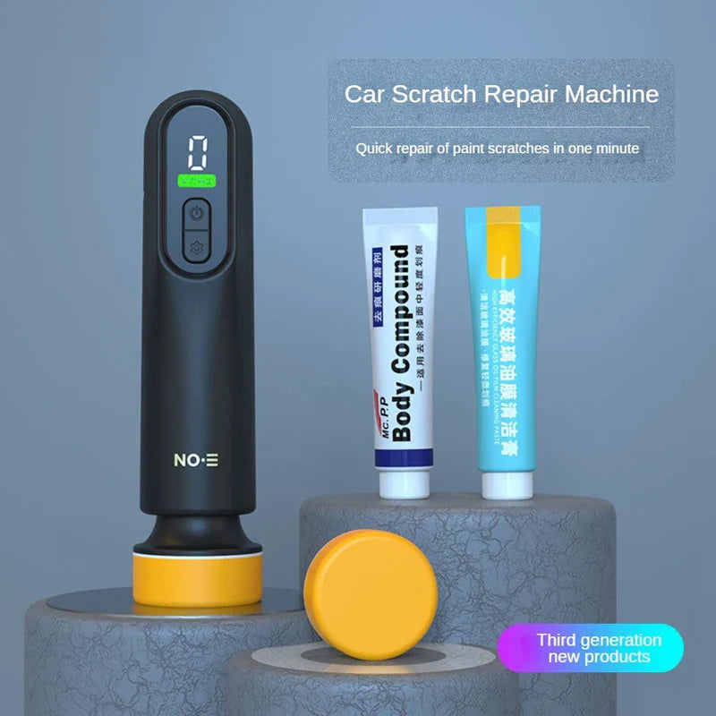 Wireless 12000RPM Car Polisher & Waxer | 3-in-1 Sanding Machine for Paint Scratch & Oil Film Removal