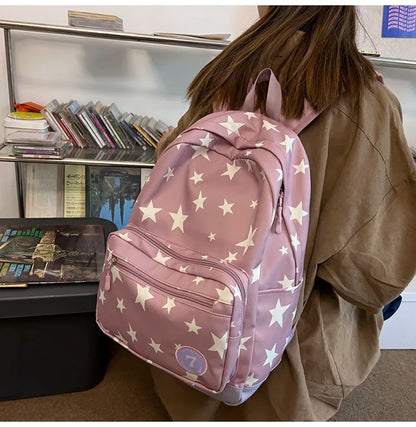 Star Laptop Backpack 17 Inch | Cute Travel & College Bag for Women, Men, Students, Back to School Bookbag