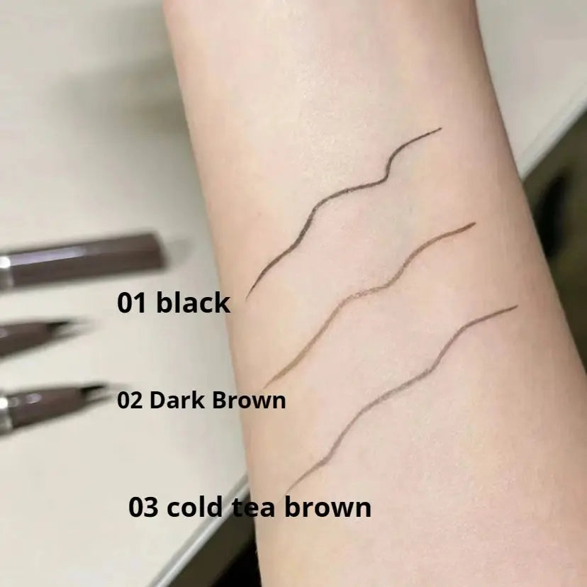 JUDYDOLL Super Fine Eyeliner | Waterproof, Anti-Shake and Long-Lasting | Fine Brushwork for Slim and Enlarged Eyes | Fast Drying