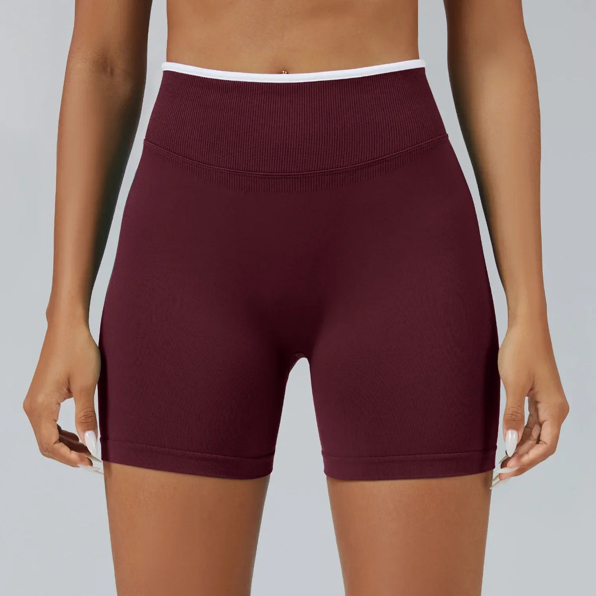 Women’s High Waist Seamless Yoga Shorts – Quick Dry Breathable Gym Fitness Sportswear Training Shorts