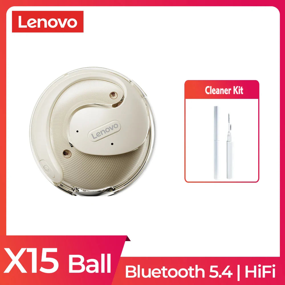 2024 ERAZER X15 Pro Bluetooth 5.4 Earphones – Wireless TWS Earbuds with Open Ear Hooks, Mic & Phone Call Support