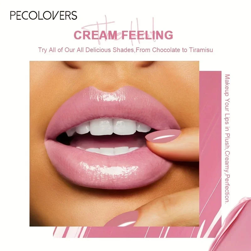 Butter Silky Hydrating Lip Gloss – Long-Lasting Liquid Lipstick in Pink & Red Tones