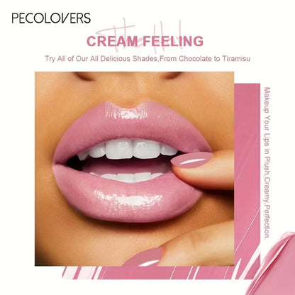 Butter Silky Hydrating Lip Gloss – Long-Lasting Liquid Lipstick in Pink & Red Tones