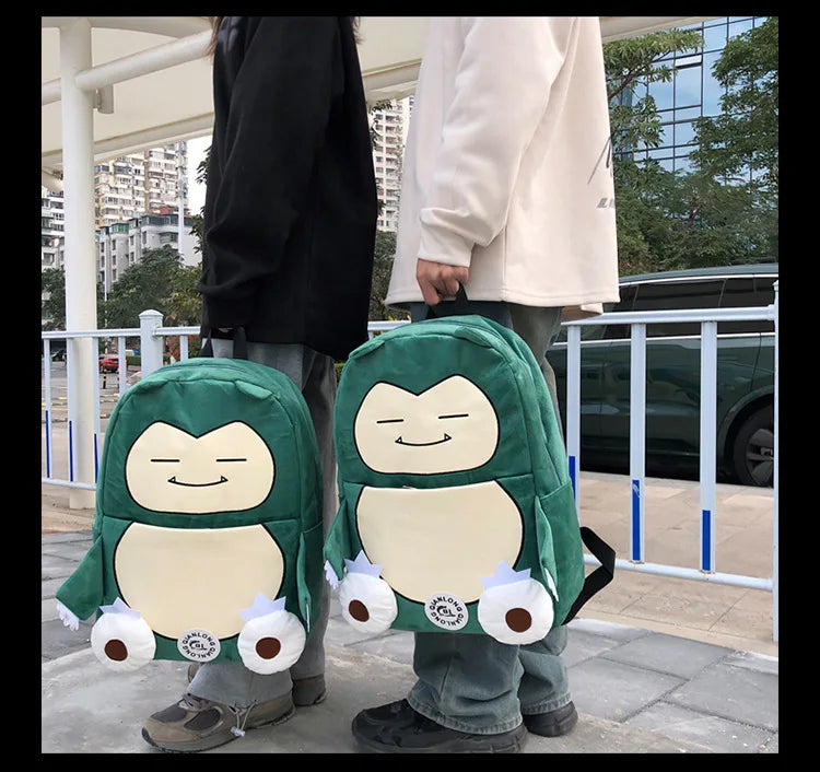 MINISO Switch Pokémon Cappy Beast Plush Backpack — Large Capacity Couple Bag, Anime Toy Storage & Gift Accessory