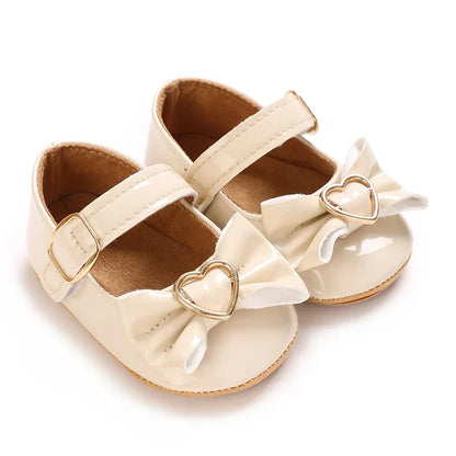 Infant Princess Pre-Walker Shoes - Bowknot Soft Sole Sandals for Baby Girls 0–1 Year