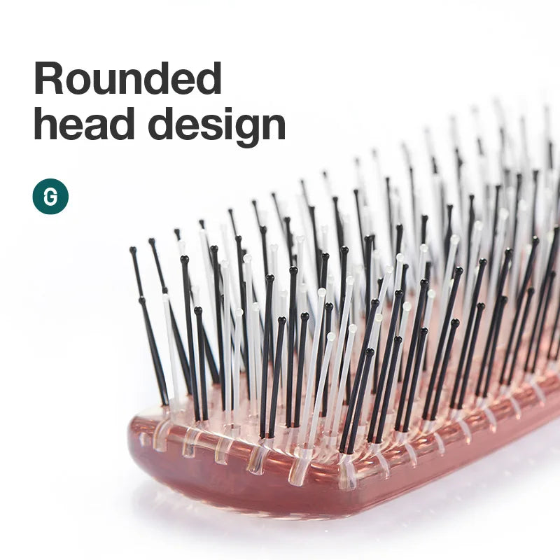 MR.GREEN Hair Brush – Scalp Massage & Volumizing Comb, Fine Tooth Detangling Tool for Long Wet & Dry Hair, Women’s Gift