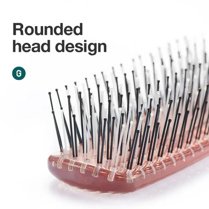 MR.GREEN Hair Brush – Scalp Massage & Volumizing Comb, Fine Tooth Detangling Tool for Long Wet & Dry Hair, Women’s Gift